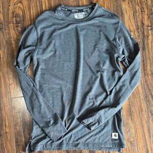 Carhartt Women's Dark Gray Long Sleeve Tee
